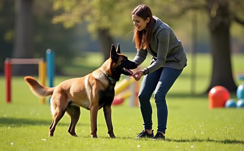 belgian malinois clicker training