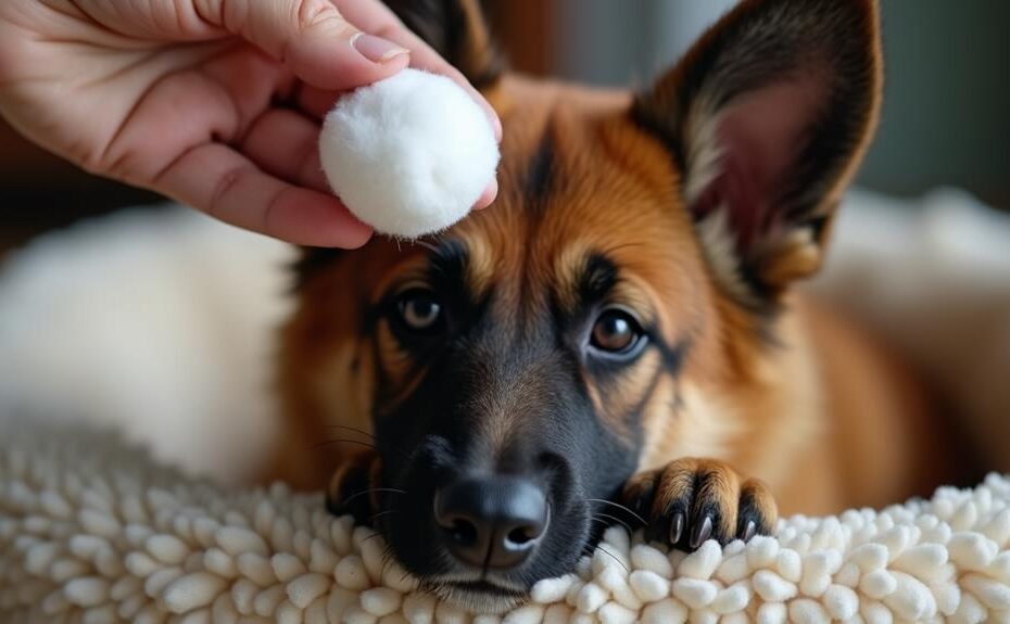 belgian malinois ear care