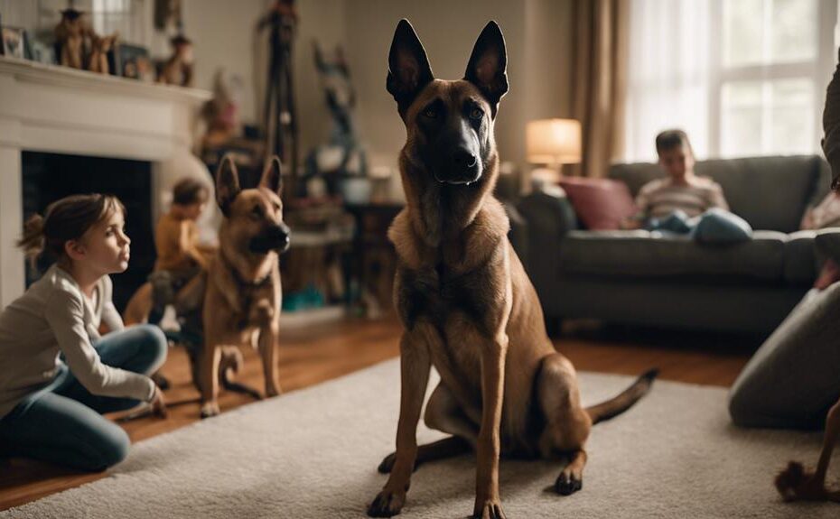 belgian malinois family friendly potential