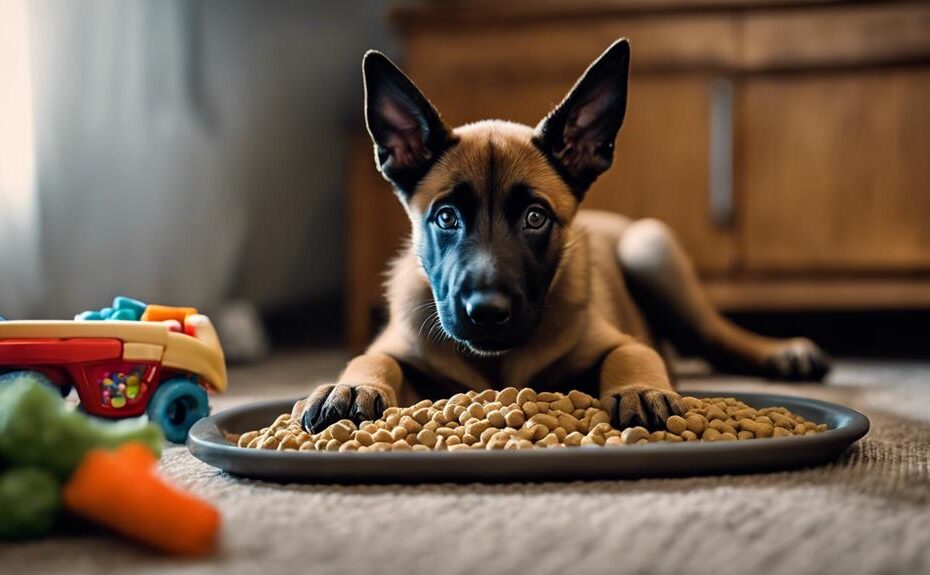 belgian malinois growth nutrition