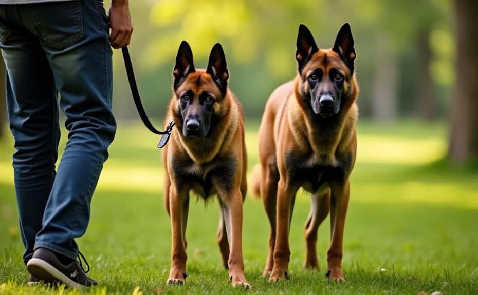 belgian malinois leash training