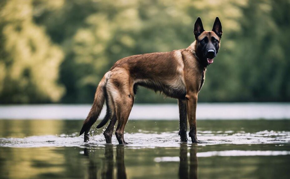 belgian malinois webbed feet