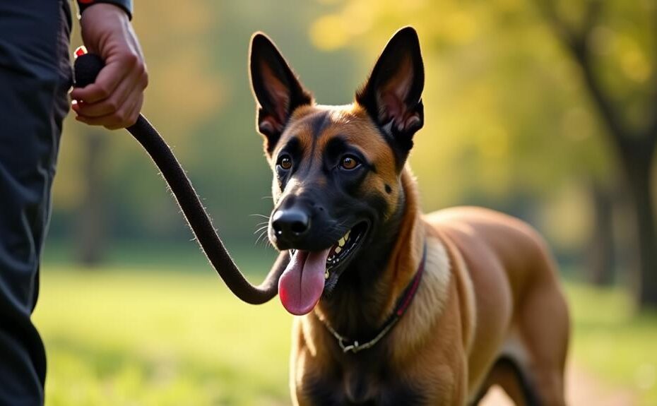 comfortable control for malinois