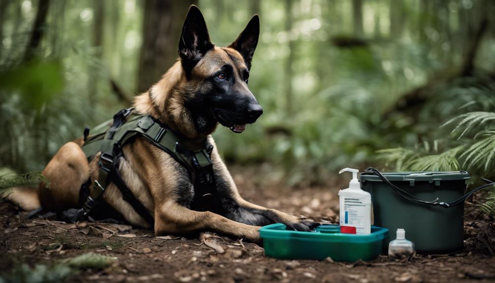 wellness guidelines for sar dogs